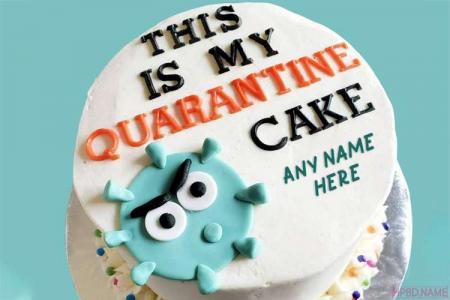 Free Coronavirus Birthday Cake With Name