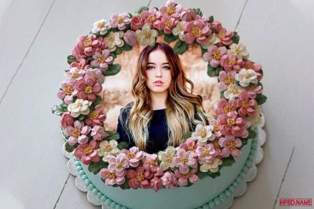 Happy Birthday Big Day Wishes Cake With Photo Edit