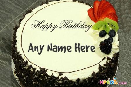 Black Forest Birthday Cake With Name Free Download
