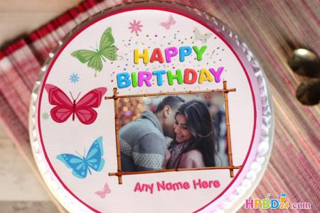 Birthday Cake With Name And Photo Editor Online