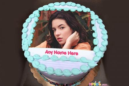 Birthday Cake With Name And Photo Free Download