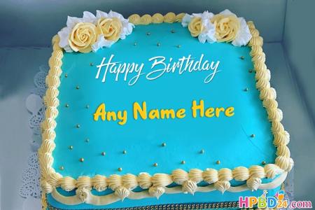 Beautiful Happy Birthday Name Cake Images