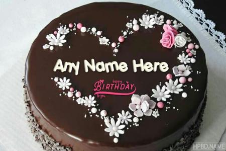 Best Chocolate Cake For Happy Birthday With Name