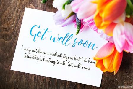 Latest Get Well Soon Greeting Cards With Flowers