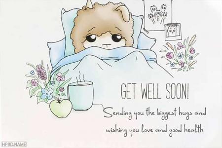 Everyday Get Well Soon Card - Write Wishes on Get Well Cards