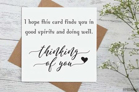 Free Online Thinking of You Message Cards