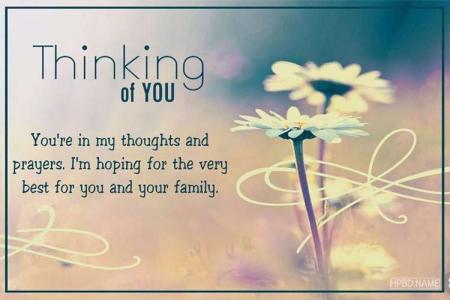 Create Thinking of You Greeting Card Template