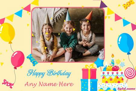 Personalized Your Own Birthday Card With Photo