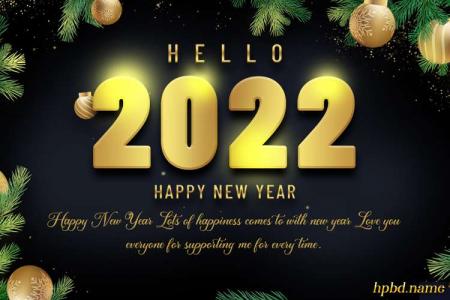 Free Happy New Year 2022 Card Images Download