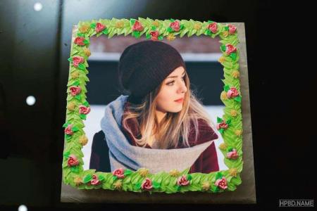 Create Flower Garden Birthday Cake With Photo