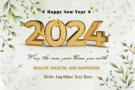 Wish You a New Year 2024 Full of Health And Happiness