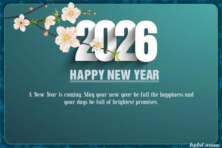 Wishing You Happy New Year 2026 Greetings Images
