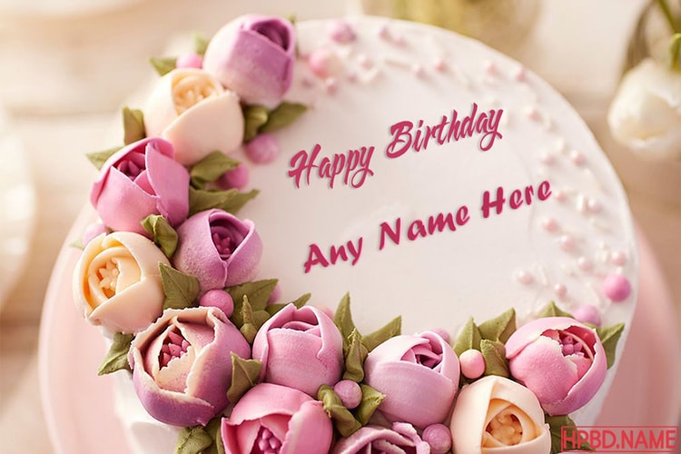 The Best Flowers Birthday Cake With Name Generator