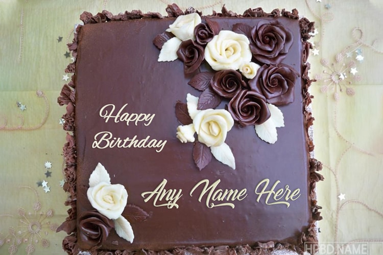 Happy Chocolate Birthday Cakes by Name Online
