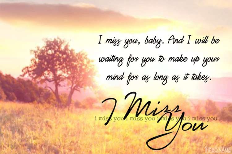 Miss You eCard - Free Simple Miss You Greeting Cards Online