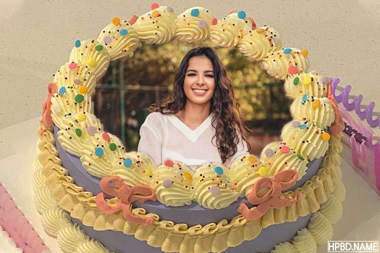 Free Birthday Colorful Candy Cake With Photo Frames