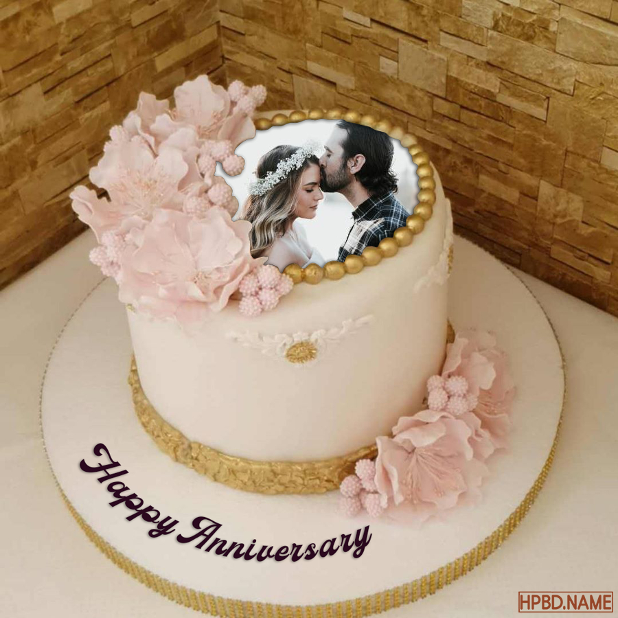 Anniversary Blessing Photo Cake