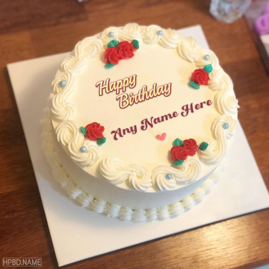 Salmon Color Birthday Cake | Fabulous Cakes
