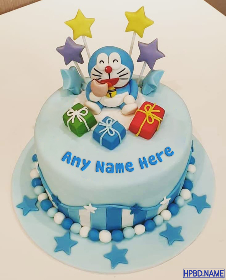 Doremon Eating Dora Cake | Cartoon birthday cake, Doraemon cake, Dora cake