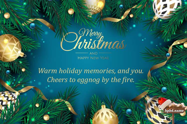Merry Christmas Card Customizable Design Templates