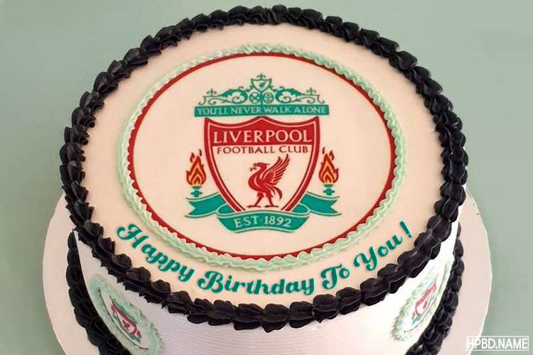 Liverpool Birthday Cake With Name Edit