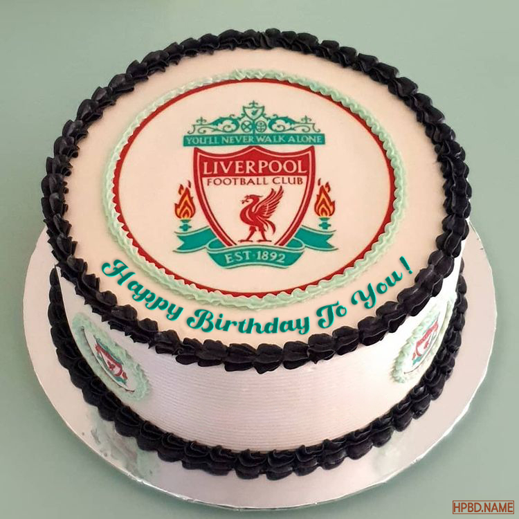 Liverpool Birthday Cake With Name Edit