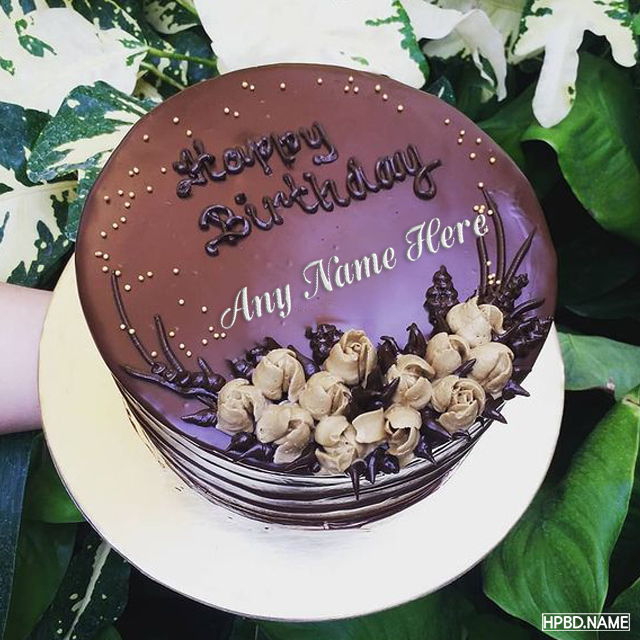 Happy Birthday Chocolate Cake Stock Image - Image of cupcake, fancy: 8541609