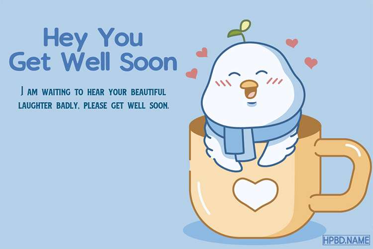 Free Get Well Soon Cards With Cute Bird