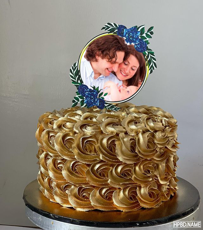 24k Gold Birthday Cake ⋆ Sugar, Spice and Glitter