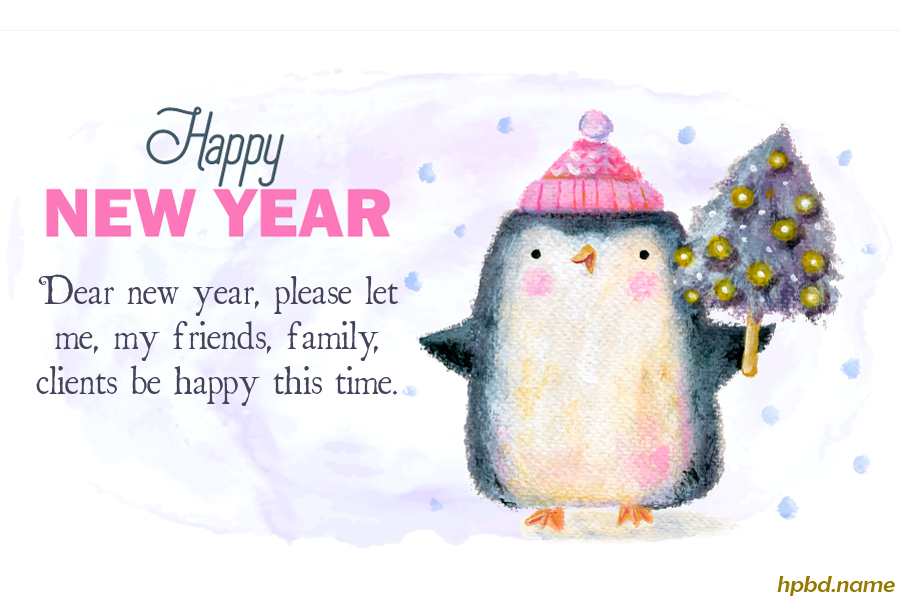 Funny Happy New Year Wishes Card Maker Online