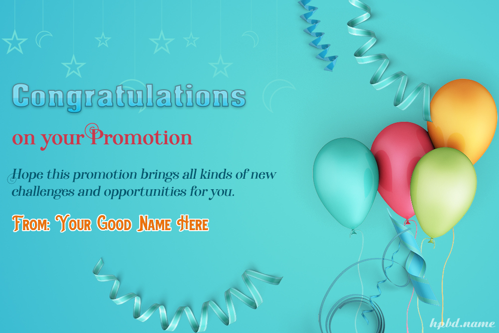 thank you for promotion congratulations