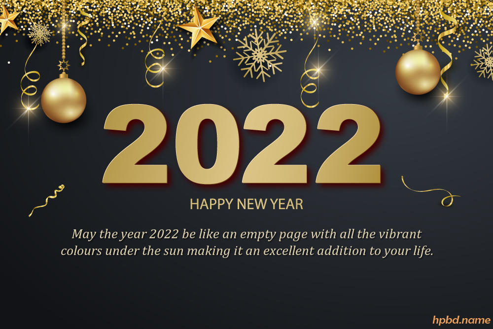2022 Happy New Year Photo