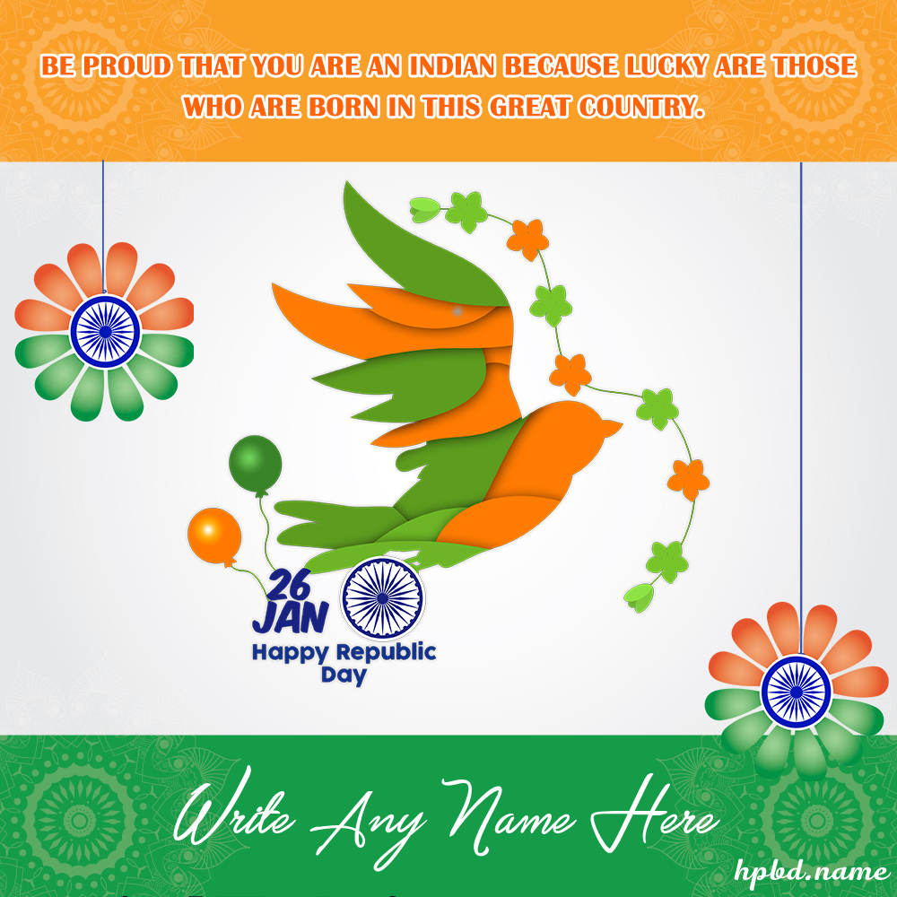 Happy Republic Day Wishes Quotes With Name