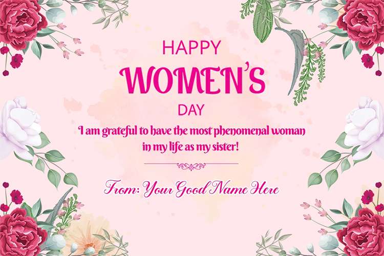 Happy Women Day Wishes For Sister