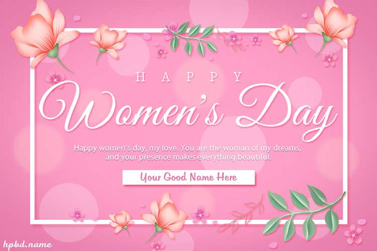 Happy Womens Day Wishes With Name For Lover