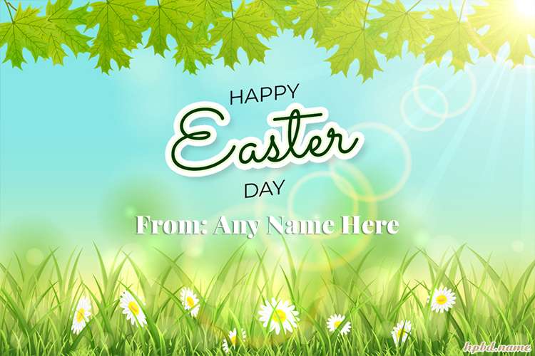 Green Easter Sunday Wishes Images Download