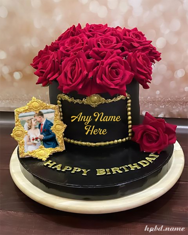Red Rose Birthday Cake | Red birthday cakes, Birthday cake with flowers, Birthday  cake for wife