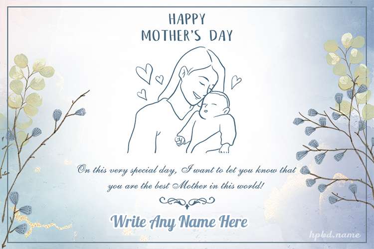 Happy Mother's Day Wishes With Name Online Free