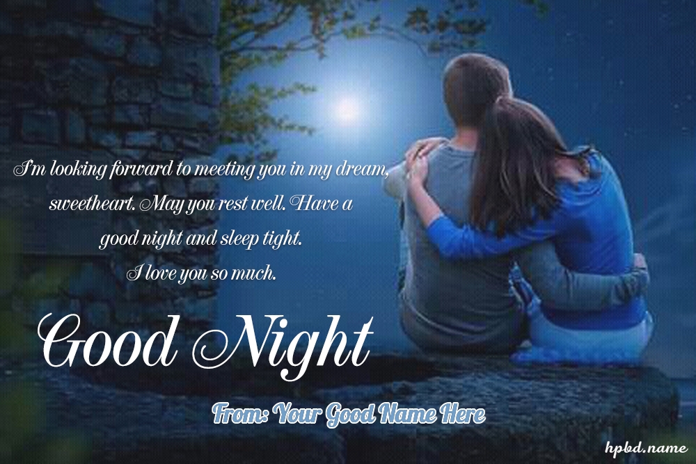 romantic good night wishes lover