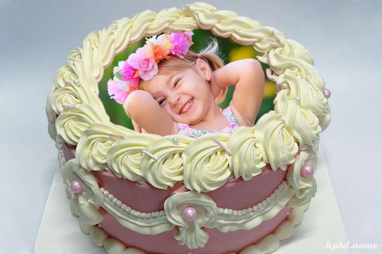 Princess Birthday Cream Cake Images With Photo