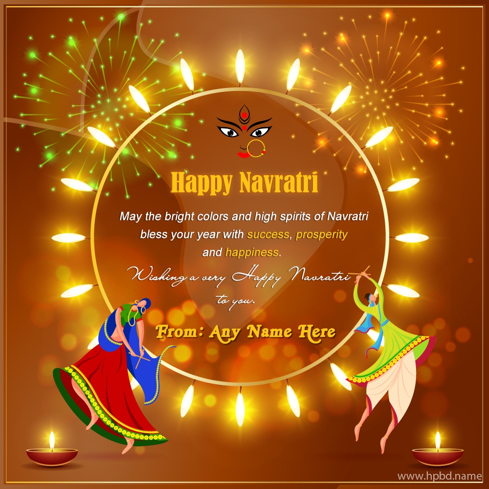 Happy Navratri Wishes Images With Khelaiya