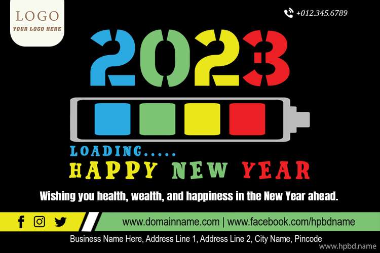 Happy New Year 2023 Wishes Images With Logo