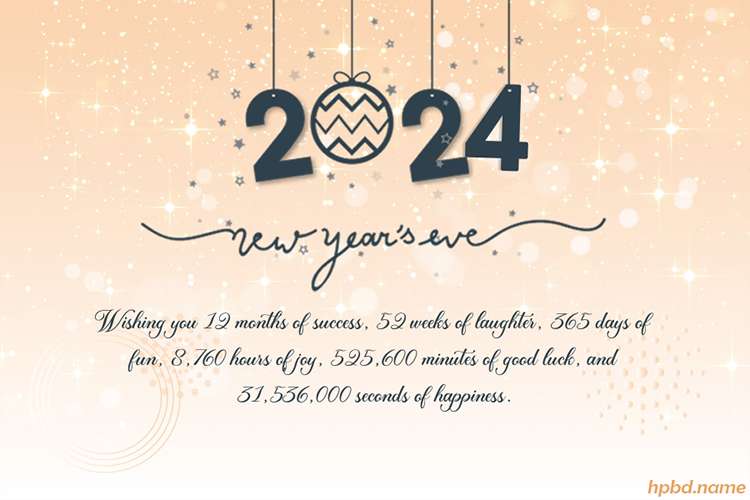 Free Download Image Of Happy New Year 2024 Card