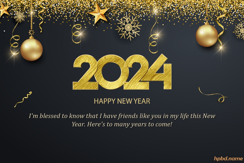New Year 2024 Greetings Cards Image to u