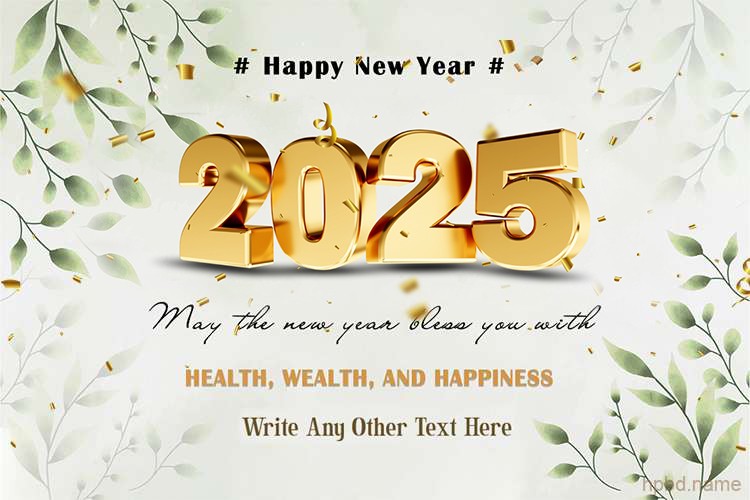 Wish You a New Year 2025 Full of Health And Happiness